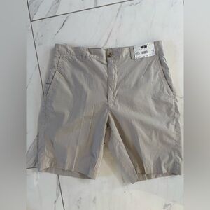 Joseph Abboud Light Tan Flat Front Shorts